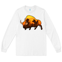 White western bison Long Sleeve Tee - Jasminsmagicworld