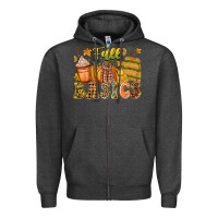Charcoal Heather Fall Basics Zipper Hoodie - CowhideDigitalArt