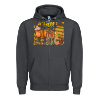 Smoke Fall Basics Zipper Hoodie - CowhideDigitalArt
