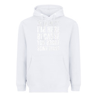 White construction crew funny contractor gift premium t shirt Heavyweight Hoodie - lanVoArt