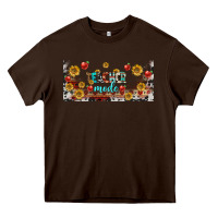 Chocolate Brown teacher mode libbey glass Heavy Core Tee - BundleAndBundleShop