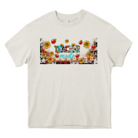 Cream teacher mode libbey glass Heavy Core Tee - BundleAndBundleShop