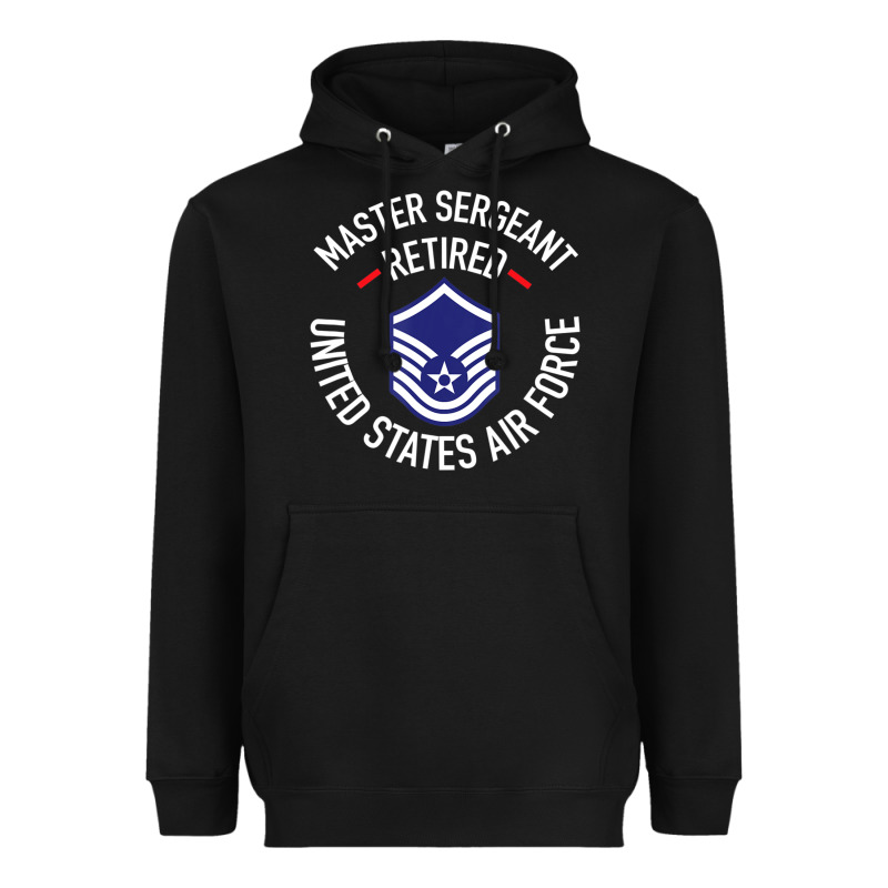 Limited Edition Master Sergeant Retired Air Force Military Retiremen Heavyweight Hoodie by lanVoArt | Teevron
