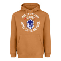 Meerkat Limited Edition Master Sergeant Retired Air Force Military Retiremen Heavyweight Hoodie - lanVoArt