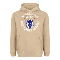 Mushroom Limited Edition Master Sergeant Retired Air Force Military Retiremen Heavyweight Hoodie - lanVoArt