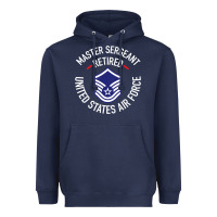 Navy Limited Edition Master Sergeant Retired Air Force Military Retiremen Heavyweight Hoodie - lanVoArt