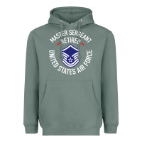 Sage Limited Edition Master Sergeant Retired Air Force Military Retiremen Heavyweight Hoodie - lanVoArt