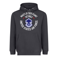 Smoke Limited Edition Master Sergeant Retired Air Force Military Retiremen Heavyweight Hoodie - lanVoArt