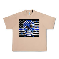 Burro police flag patriotic skull Urban Heavy Tee - TumblerDesignByShophia