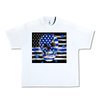 White police flag patriotic skull Urban Heavy Tee - TumblerDesignByShophia