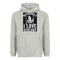 Of Quartz I Love Geology Heavyweight Hoodie | Teevron