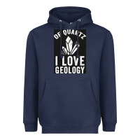 Navy of quartz i love geology Heavyweight Hoodie - lanVoArt
