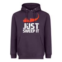Plum just sweep it! funny curling sports gift hoodie Heavyweight Hoodie - lanVoArt