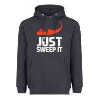 Smoke just sweep it! funny curling sports gift hoodie Heavyweight Hoodie - lanVoArt