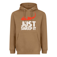 Toasted Coconut just sweep it! funny curling sports gift hoodie Heavyweight Hoodie - lanVoArt