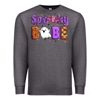 Charcoal Heather spooky babe Premium Sweatshirt - Artiststas