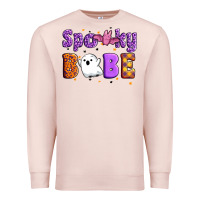 Pale Pink spooky babe Premium Sweatshirt - Artiststas