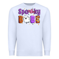 White spooky babe Premium Sweatshirt - Artiststas