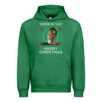 Emerald Hot Trend Die Hard Christmas Yippie Ki Yay Urban Hoodie - lanVoArt