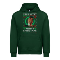 Forest Green Hot Trend Die Hard Christmas Yippie Ki Yay Urban Hoodie - lanVoArt