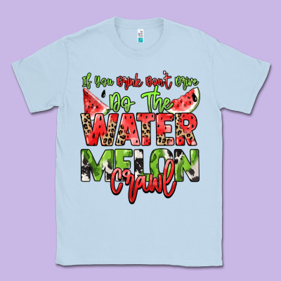 If You Drink Don't Drive Do The Watermelon Crawl Classic Tee Designed By Nancycooperartshop