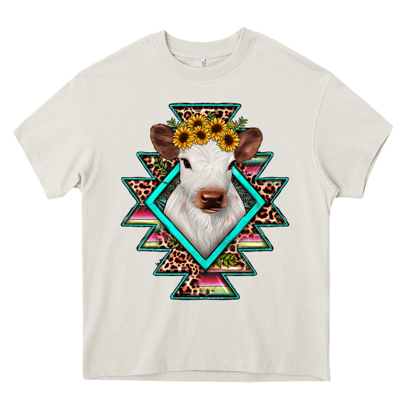 Heifer Cowhide Aztec Heavy Core Tee by JahusDesignShop | Teevron