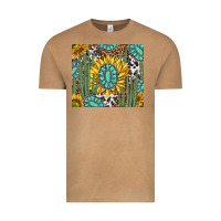 Vintage Camel western cactus with sunflowers and turquoise tumbler tbs Vintage Tee - TumblerDesignByShophia