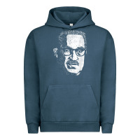 Pigment Midnight Navy Thurgood Black Leader Cool African Black History Month Gift Urban Hoodie - lanVoArt