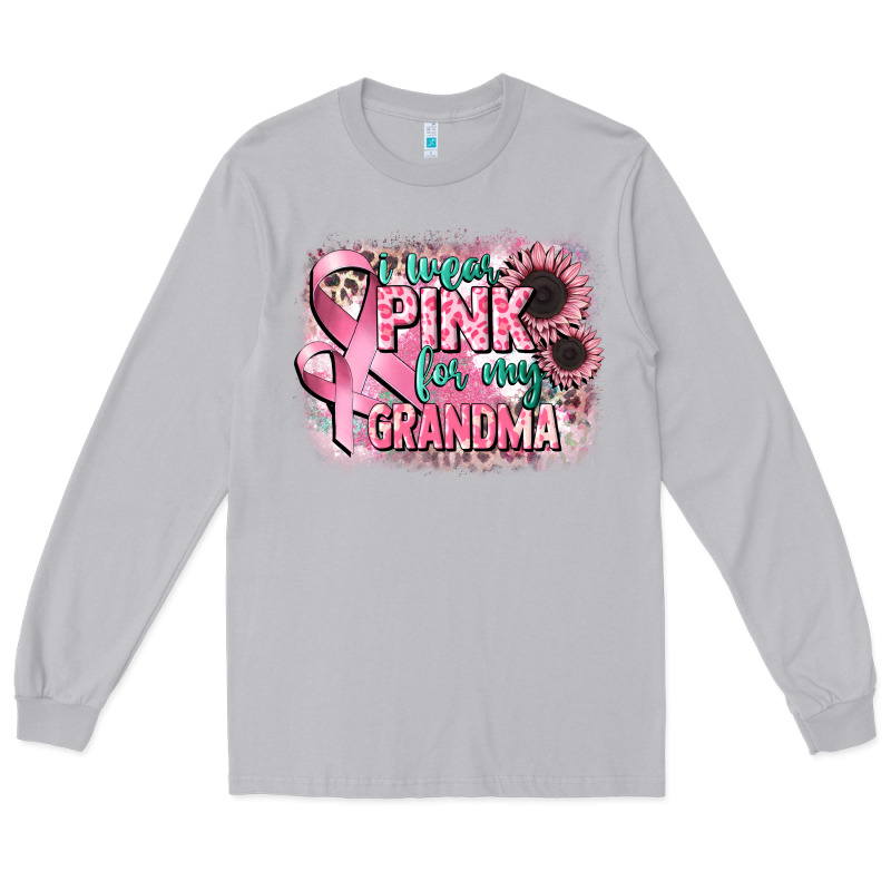 I Wear Pink For My Grandma Long Sleeve Tee by CowGirlArtShop | Teevron