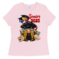 Bubblegum Pink senior 2023 gnome Ladies Tee - BarkalooDesign