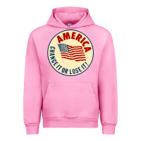 Fuchsia Pink america change it or lose it   stars Urban Hoodie - lanVoArt