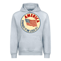 Heather Grey america change it or lose it   stars Urban Hoodie - lanVoArt