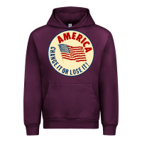 Mauve Wine america change it or lose it   stars Urban Hoodie - lanVoArt