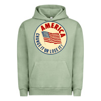 Pigment Oil Green america change it or lose it   stars Urban Hoodie - lanVoArt
