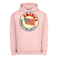 Pigment Salmon america change it or lose it   stars Urban Hoodie - lanVoArt