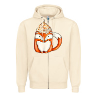 Sandshell coffee cups animal Zipper Hoodie - CowhideDigitalArt