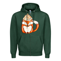 Sports Green coffee cups animal Zipper Hoodie - CowhideDigitalArt