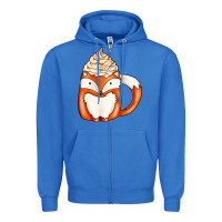 True Royal coffee cups animal Zipper Hoodie - CowhideDigitalArt