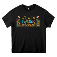 Black teacher vibes libbey glass Heavy Core Tee - BundleAndBundleShop