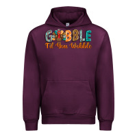 Mauve Wine gobble till you wobble Urban Hoodie - BarkalooDesign