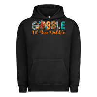 Pigment Black gobble till you wobble Urban Hoodie - BarkalooDesign