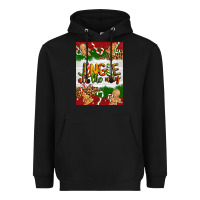 Black Christmas Jingle All The Way Heavyweight Hoodie - Artiststas