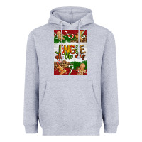 Heather Grey Christmas Jingle All The Way Heavyweight Hoodie - Artiststas