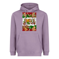 Lavender Christmas Jingle All The Way Heavyweight Hoodie - Artiststas