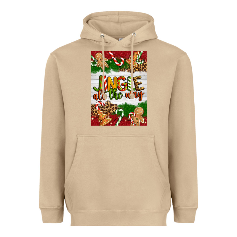 Christmas Jingle All The Way Heavyweight Hoodie by Artiststas | Teevron
