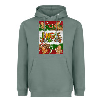 Sage Christmas Jingle All The Way Heavyweight Hoodie - Artiststas