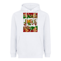 White Christmas Jingle All The Way Heavyweight Hoodie - Artiststas