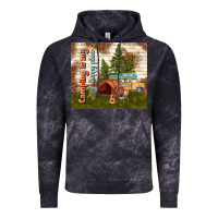 Cloud Black camping is my happy place Vintage Hoodie - TumblerDesignByShophia