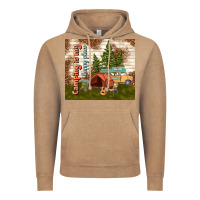 Vintage Coffee camping is my happy place Vintage Hoodie - TumblerDesignByShophia