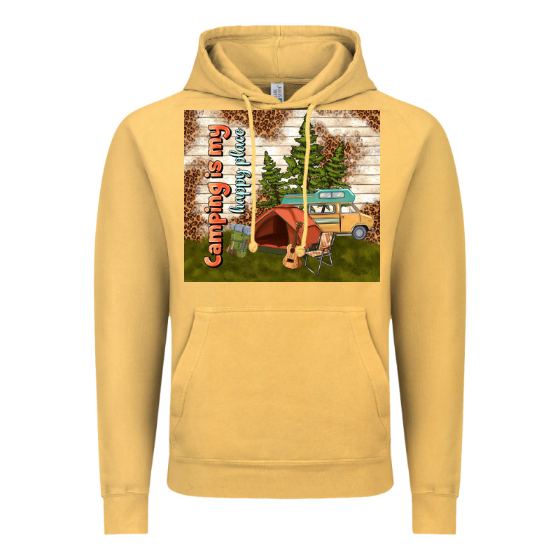 Camping Is My Happy Place Vintage Hoodie by TumblerDesignByShophia | Teevron